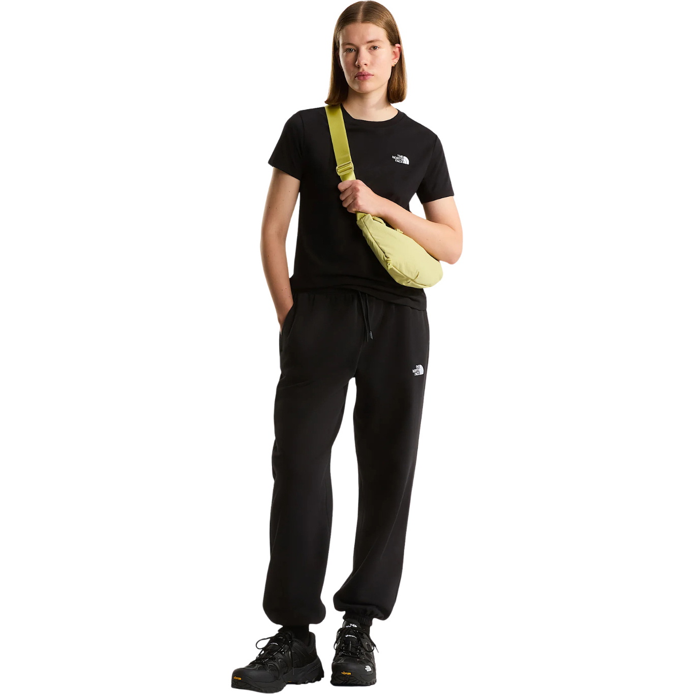 2026 The North Face Womens Evo Slim T-Shirt NF0A8FX7 - Black